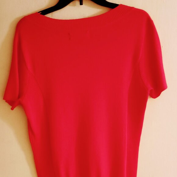 Jones New York Red Top - Picture 3 of 5